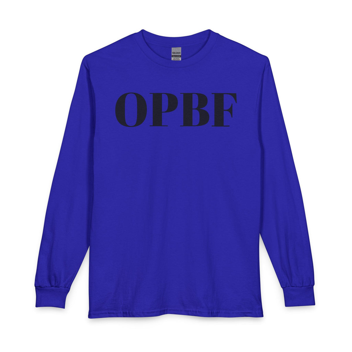 OPBF Long Sleeve Tee — "Better 1% Forever" Continuous Improvement Motivational Shirt